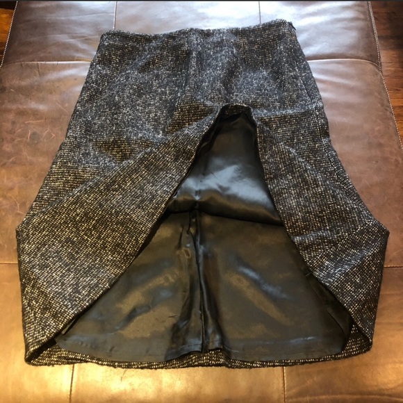 Alexander McQueen Tweed Midi Skirt Size 40 - Picture 3 of 7